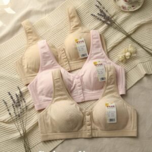 Women's Front-Open Soft Cotton Everyday Comfort Bra