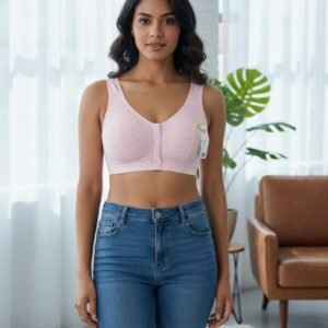 Front-Open Cotton Comfort Bra